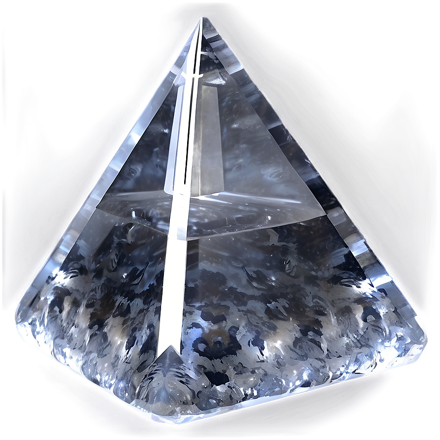 Clear Quartz Pyramid Png 06282024