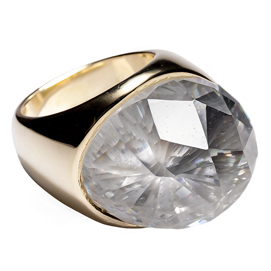 Clear Quartz Ring Png 41