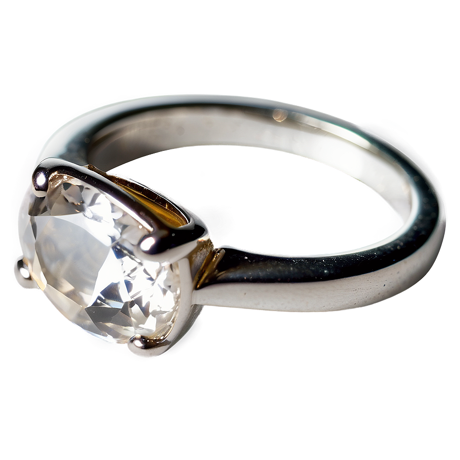 Clear Quartz Ring Png Rhd