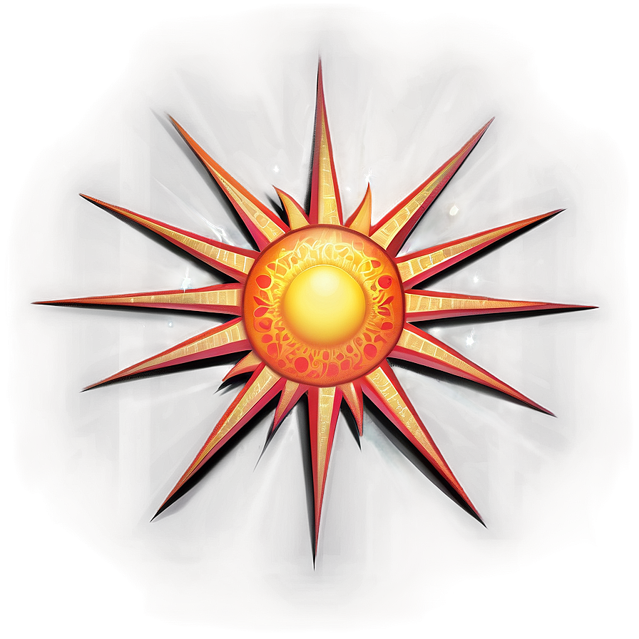 Clear Sun Illustration Png 05252024