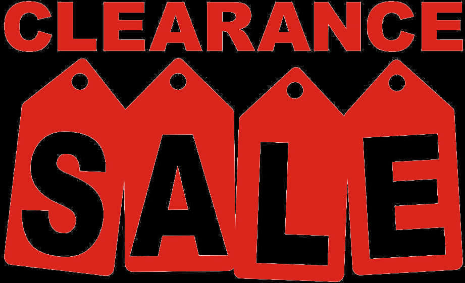 Clearance Sale Red Tag Design