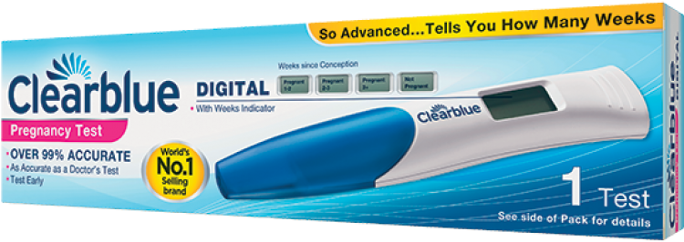 Clearblue Digital Pregnancy Test Packaging