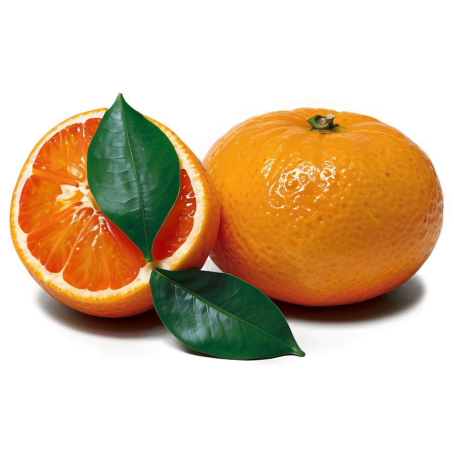 Clementine Fruit Cut Png 06252024