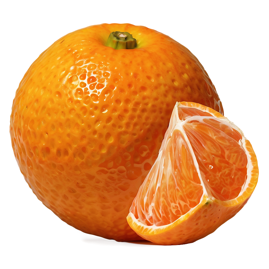 Clementine Fruit Cut Png Glc