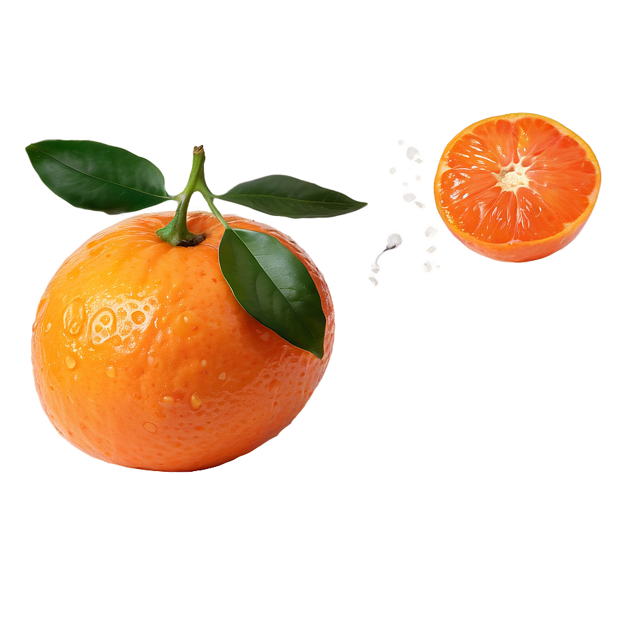 Clementine Splash And Slice Png Wbs62