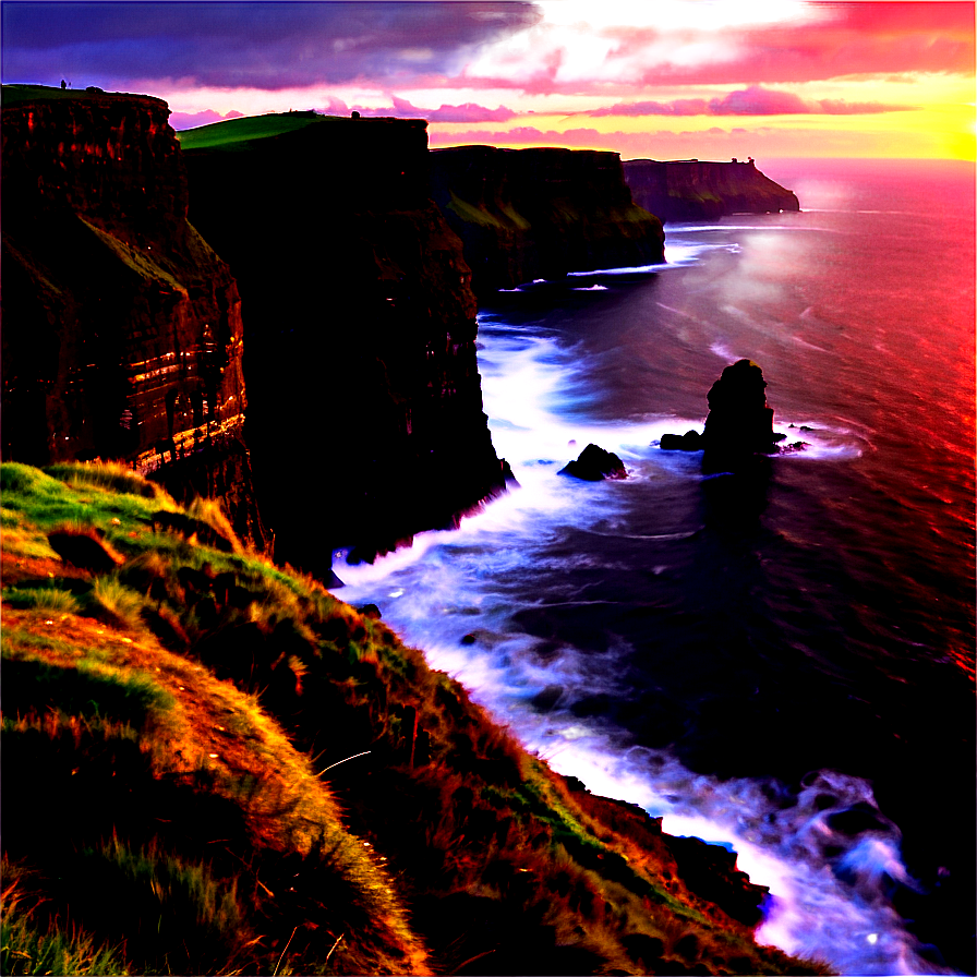 Cliffs Of Moher Sunset Png Nea23