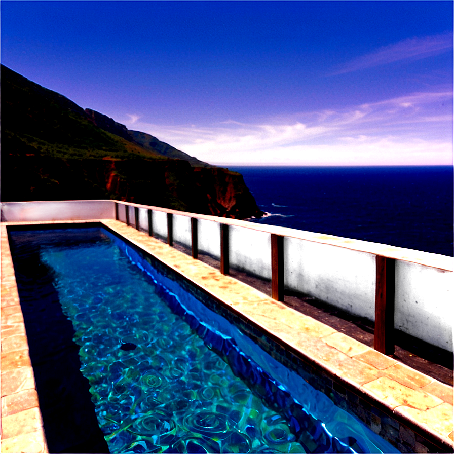 Cliffside Swimming Pool Png 3