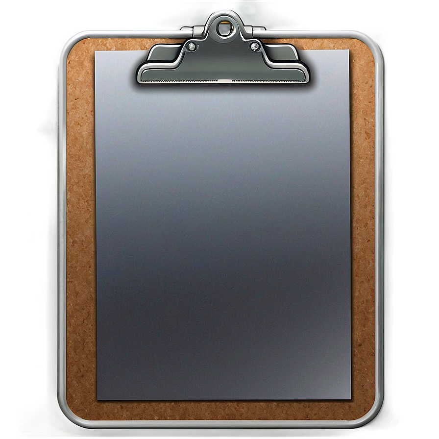 Clipboard With Clip Png Opn56