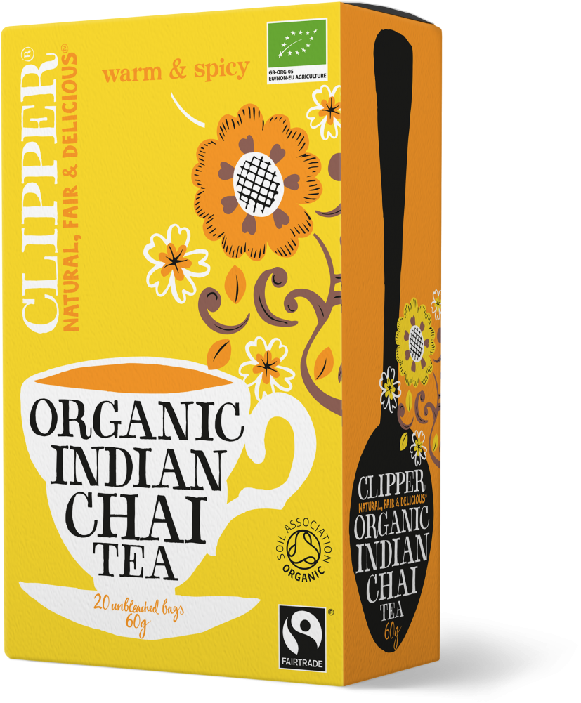 Clipper Organic Indian Chai Tea Box