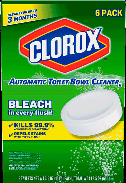 Clorox Automatic Toilet Bowl Cleaner Packaging