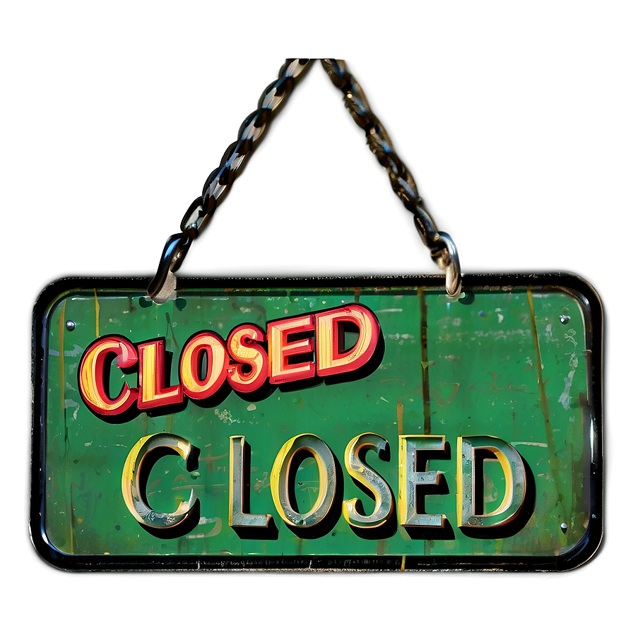 Closed Sign Png 05242024