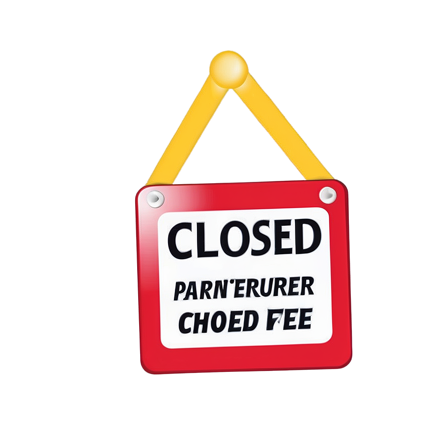 Closed Sign Png 77