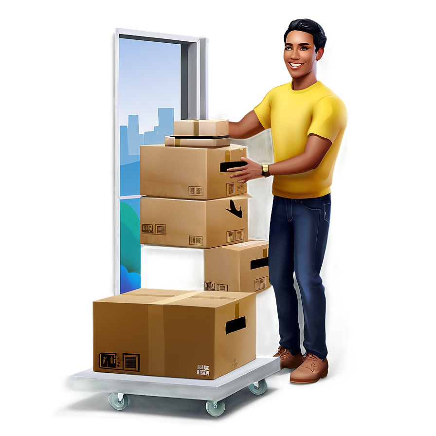 Clothes Delivery Package Png Qqa58