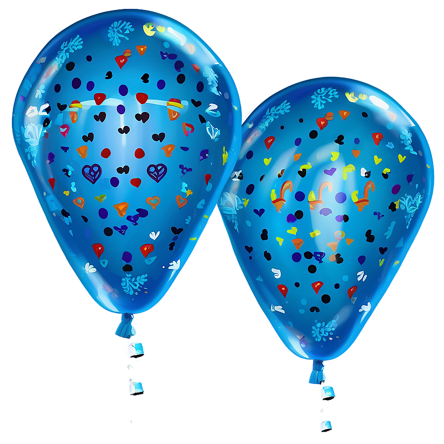 Cloud Blue Balloons Png 66