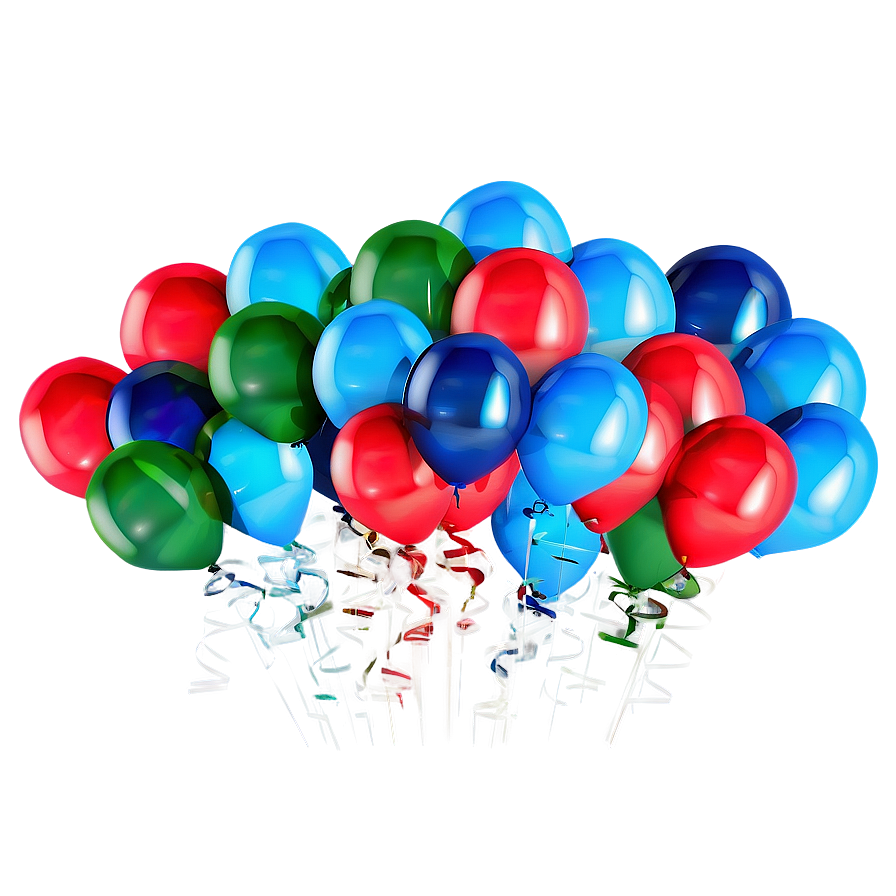 Cloud Blue Balloons Png Dpf31