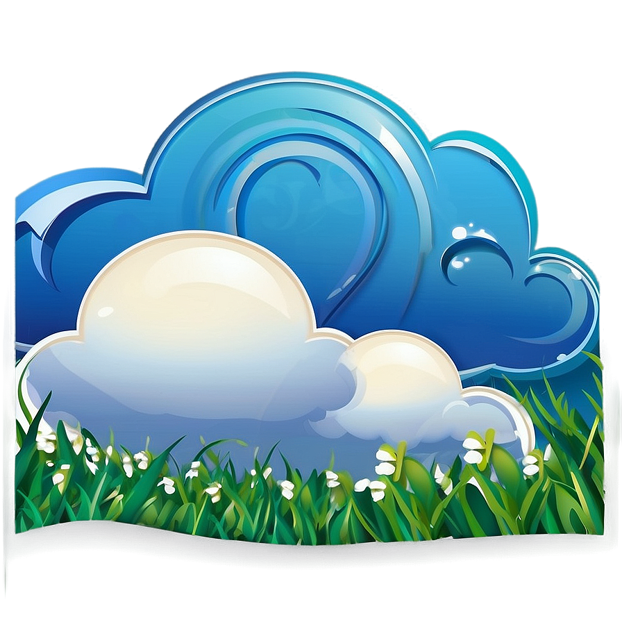 Cloud Cartoon Background Png Yhu76