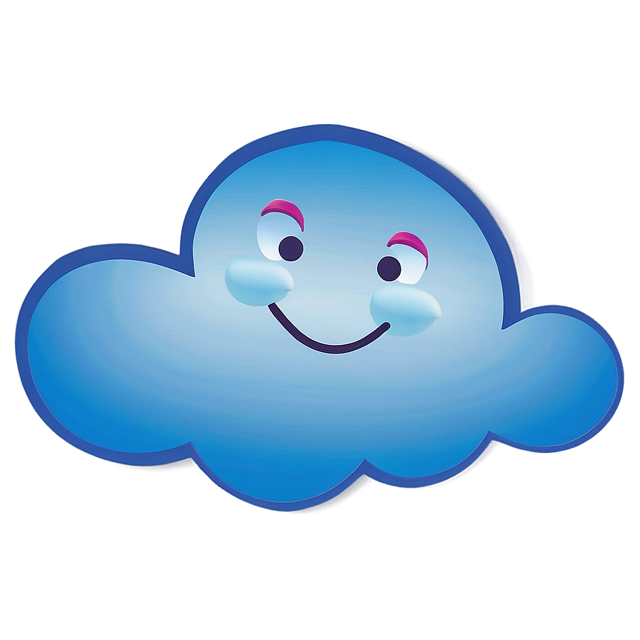 Cloud Cartoon For Kids Png Kls35