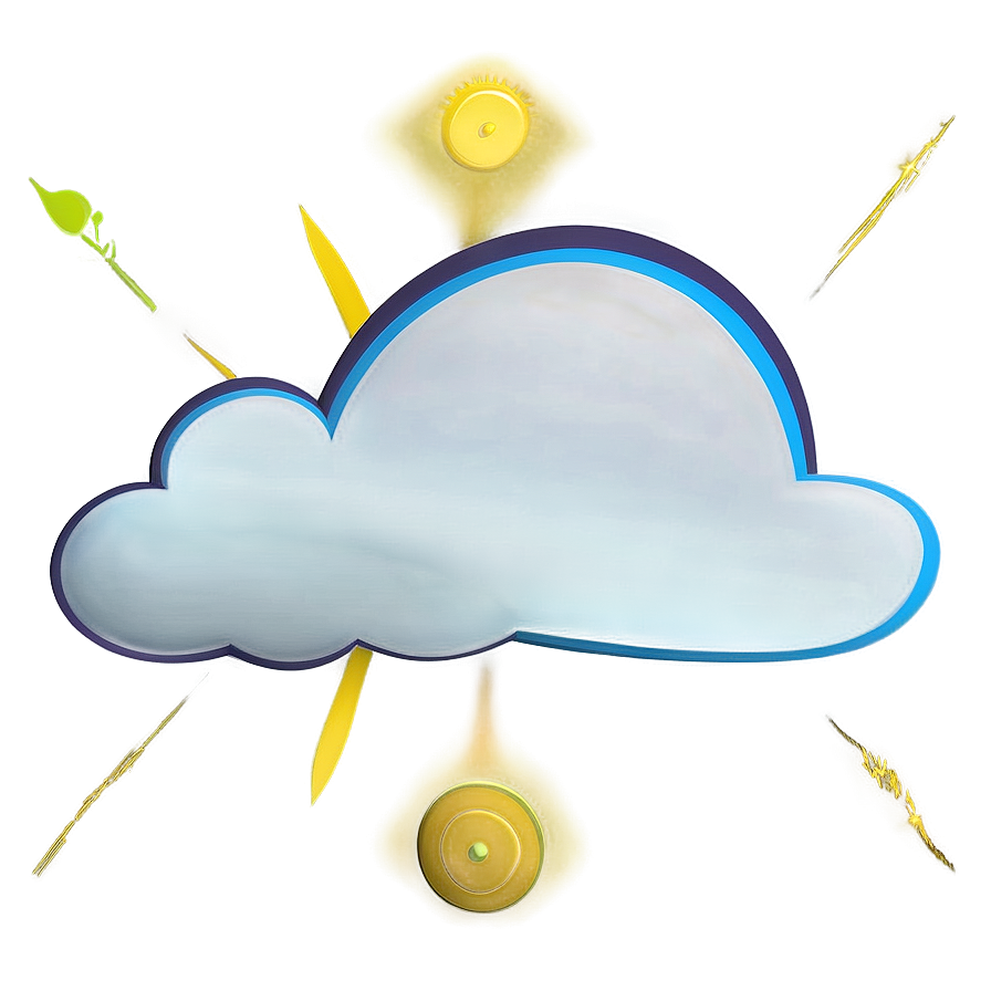 Cloud Cartoon With Sun Png 06122024