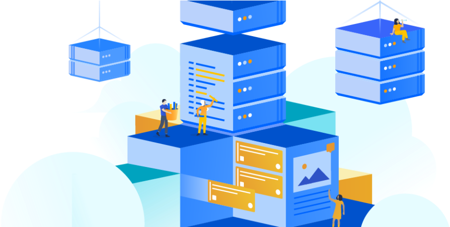 Cloud Computing Infrastructure Illustration