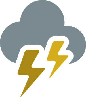 Cloud Lightning Icon