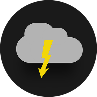 Cloud Lightning Icon