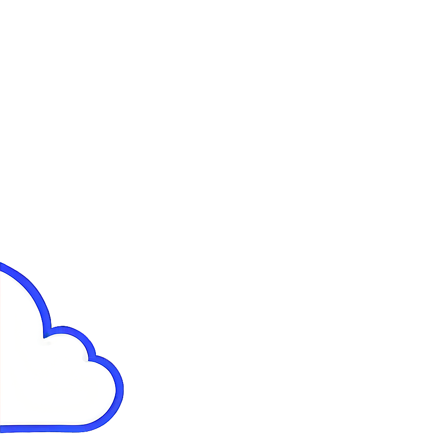 Cloud Outline Transparent Png Onk77