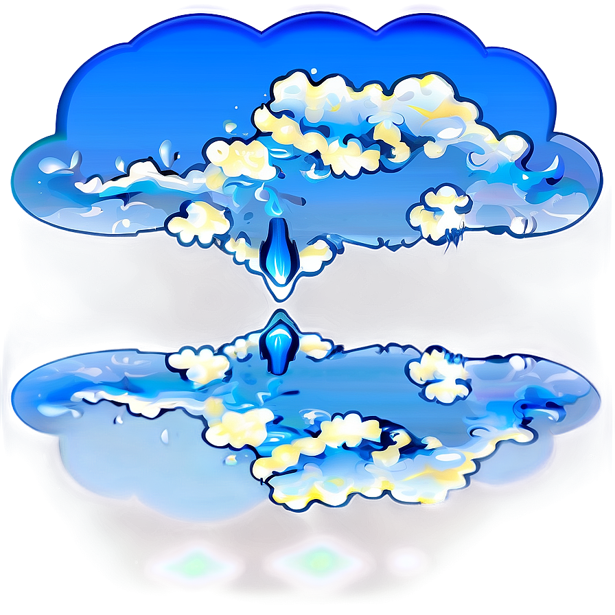 Cloud Reflection Water Png Gxp41