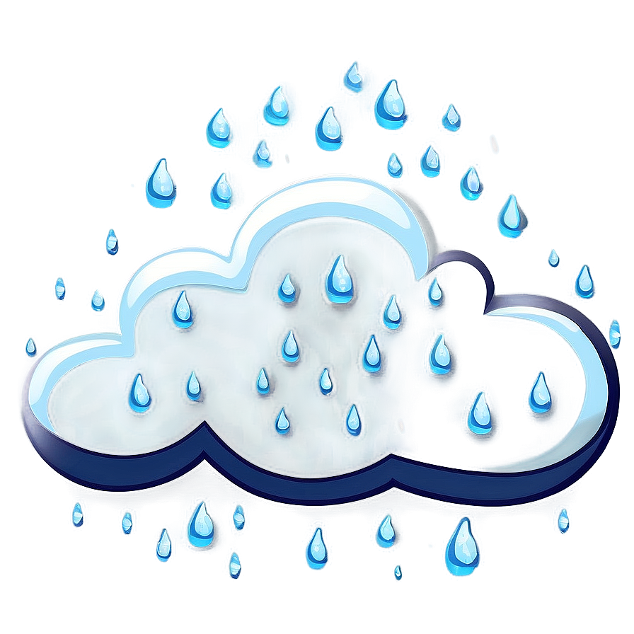 Cloud With Rain Clipart Png 05252024