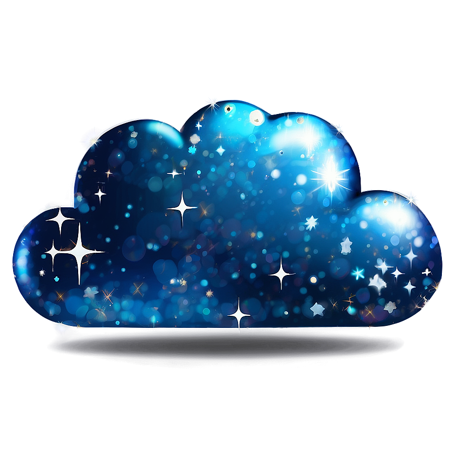 Cloud With Sparkles Png 06252024