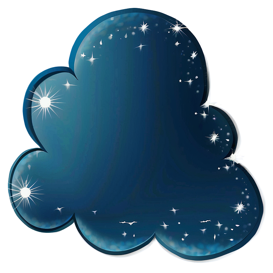 Cloud With Sparkles Png 84