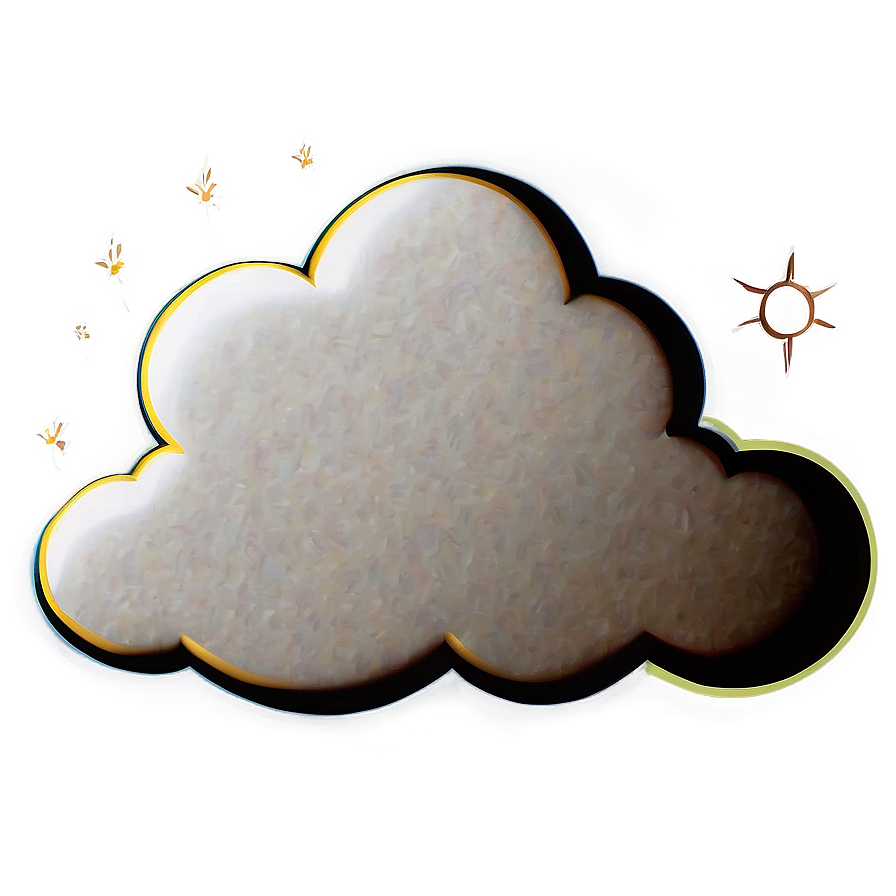 Cloud With Sun Clipart Png 7