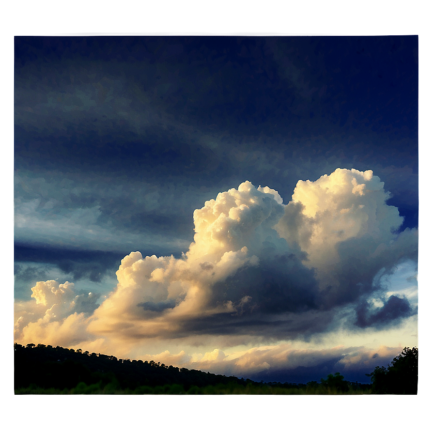 Cloudy Dusk Sky Png Ism36