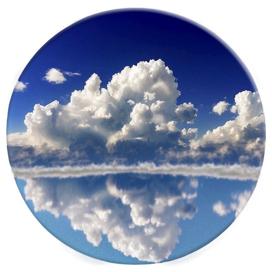 Cloudy Sky Reflection Png Uqm