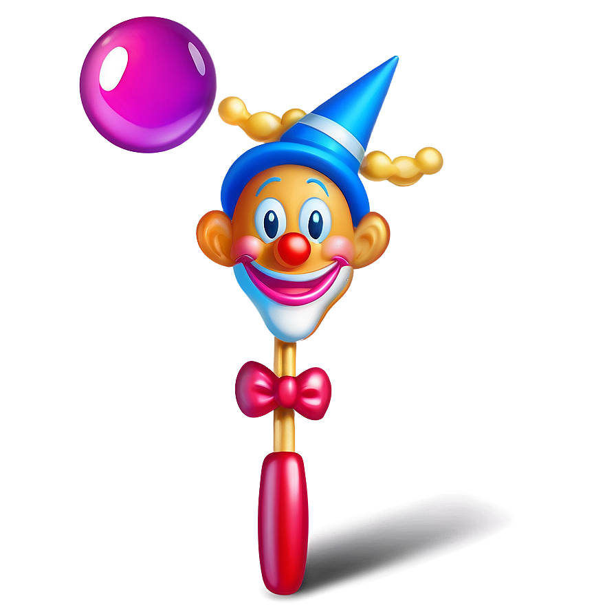 Clown Emoji With Magic Wand Png 05252024