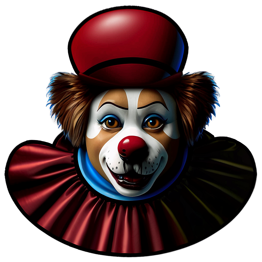 Clown Emoji With Puppies Png Mmj23