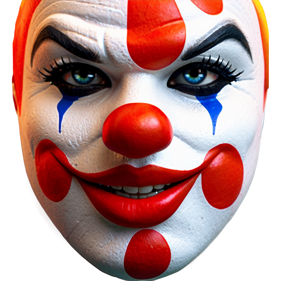 Clown Face Mask Graphic Png Eeq