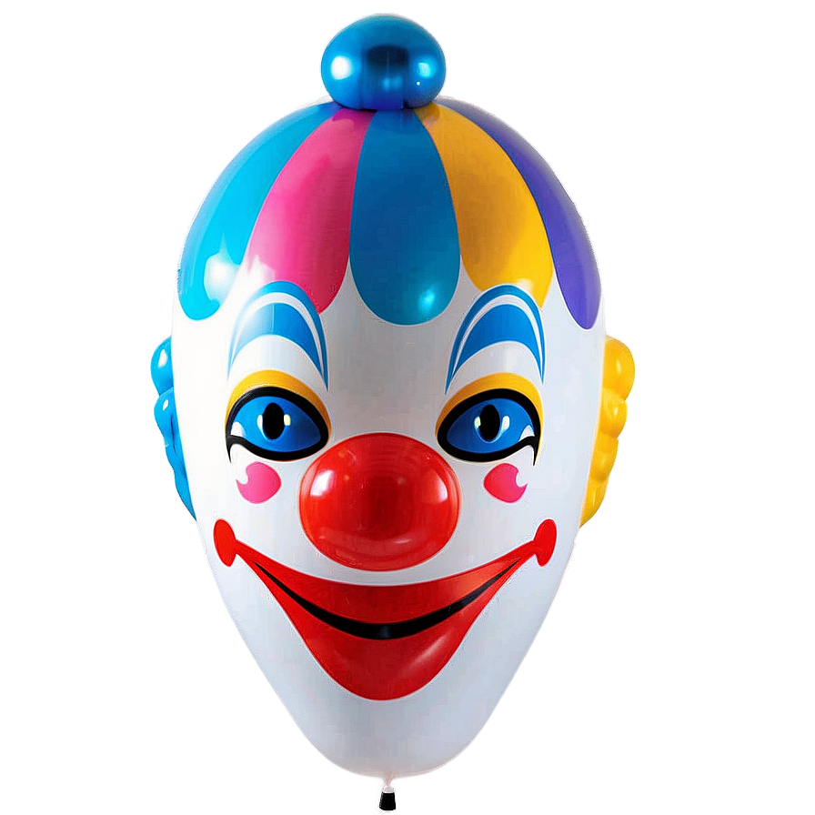 Clown Head Balloon Png 05242024