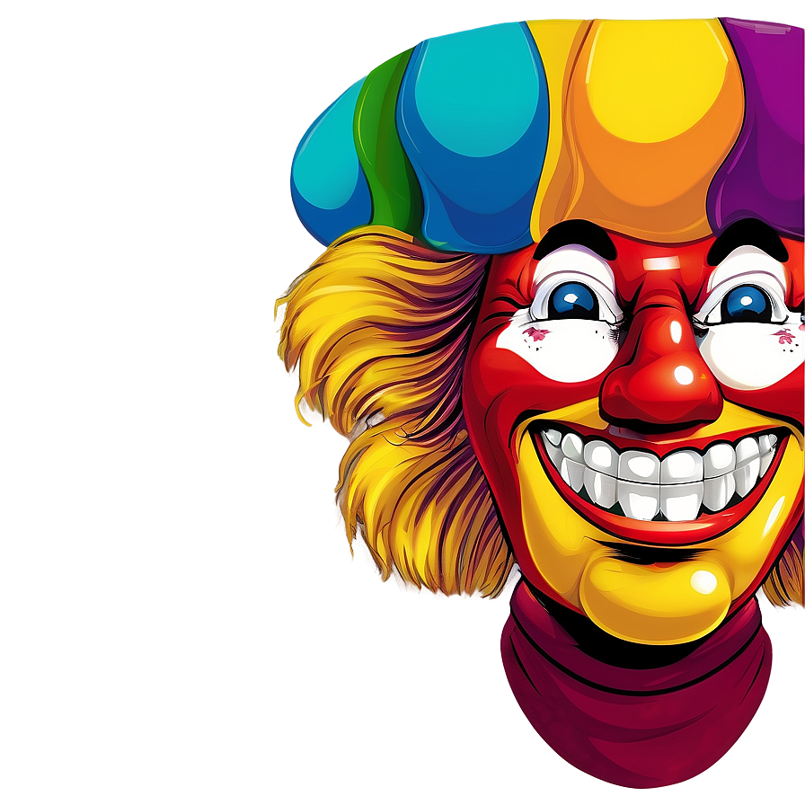 Clown Illustration Png 05232024