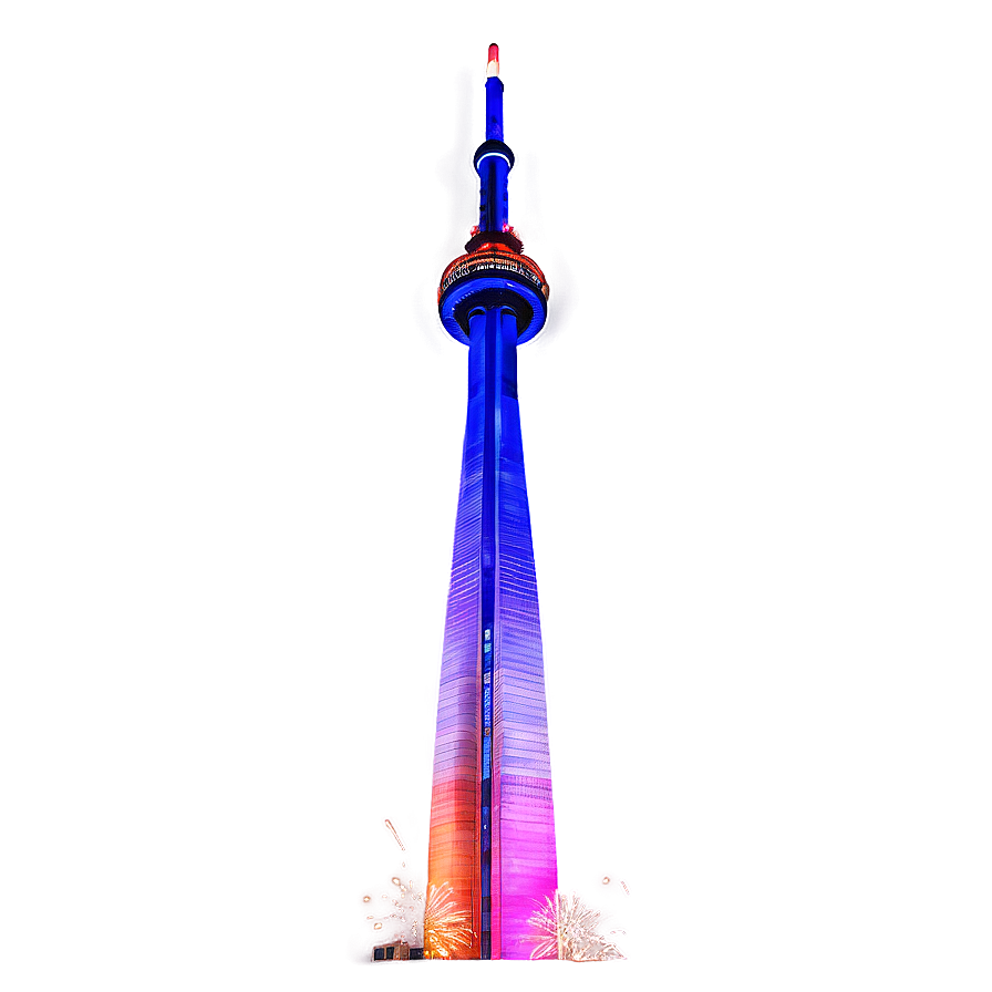 Cn Tower Fireworks Display Png 21