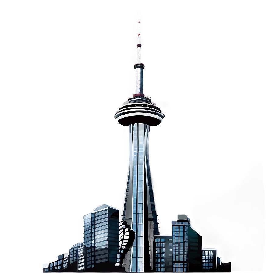 Cn Tower Urban Backdrop Png 06252024