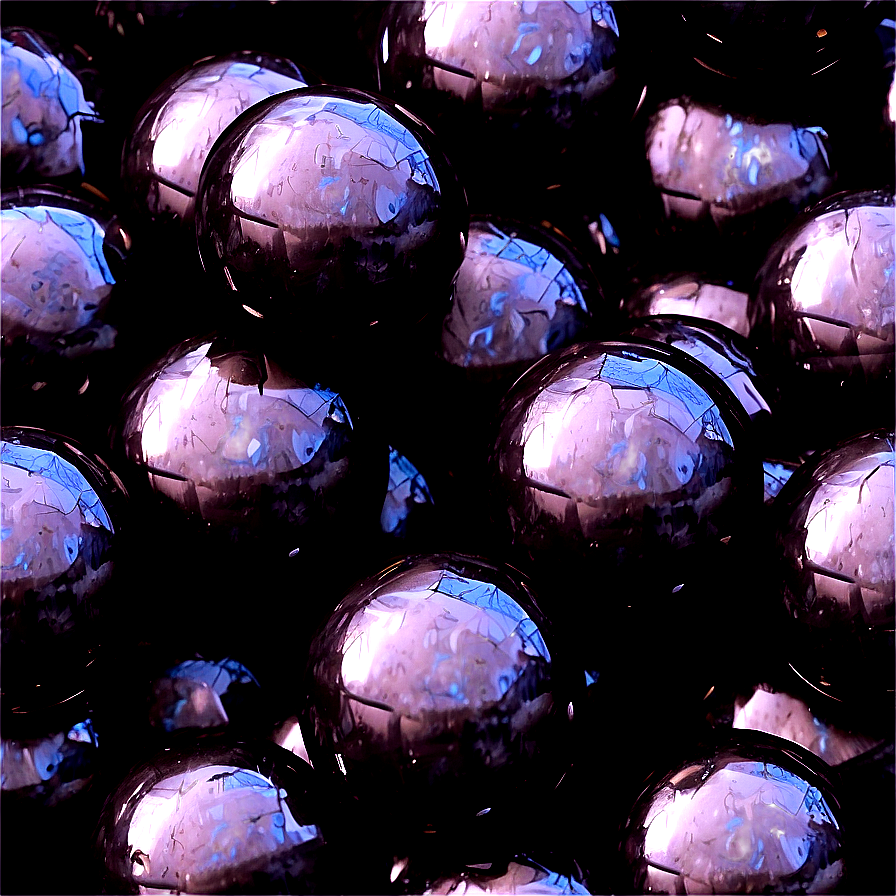 Coal Black Sphere Png 75