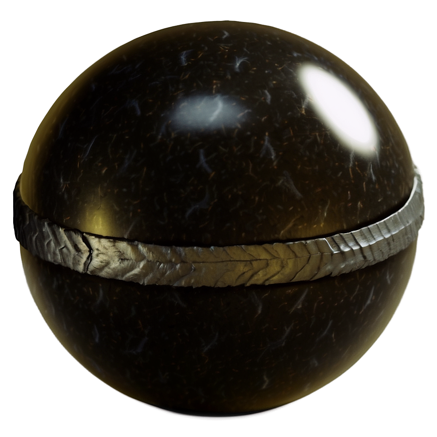 Coal Black Sphere Png 83