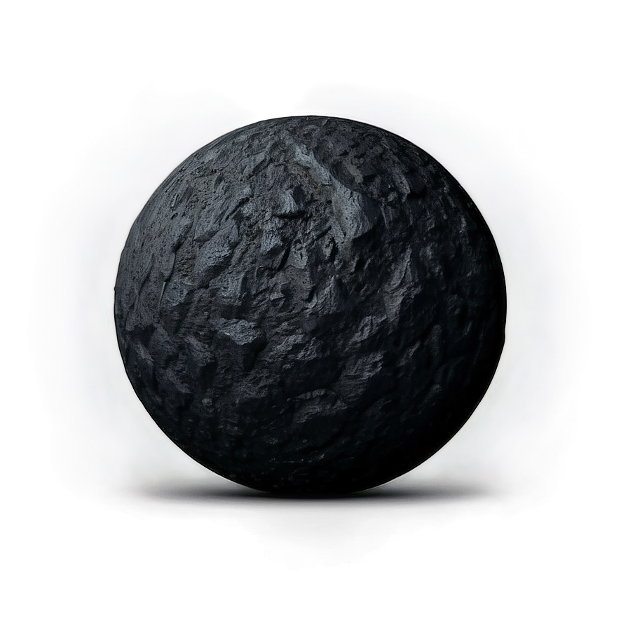 Coal Black Sphere Png Knn49