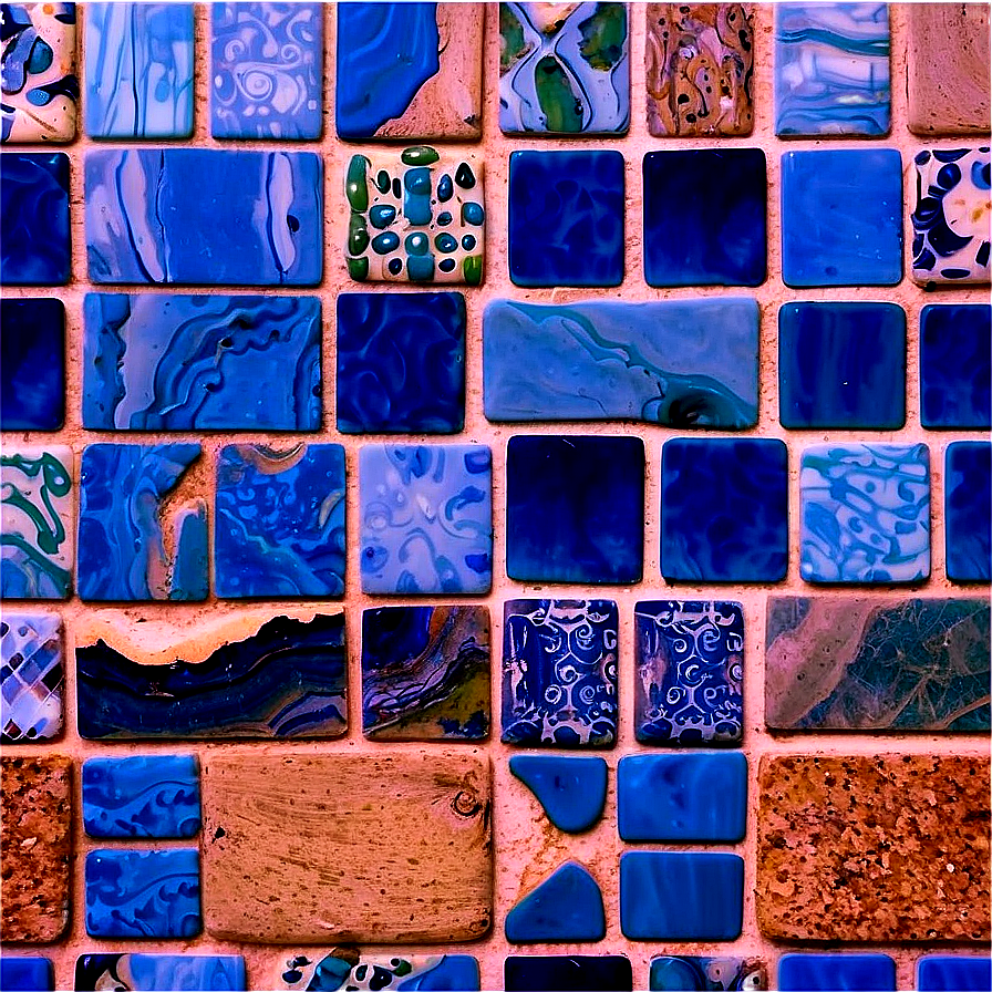 Coastal Blue Tile Floor Png 70