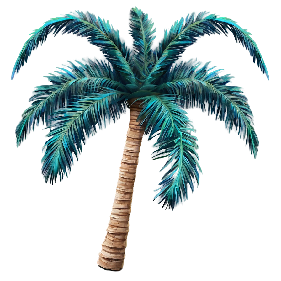 Coastal Palm Tree Shape Png 84