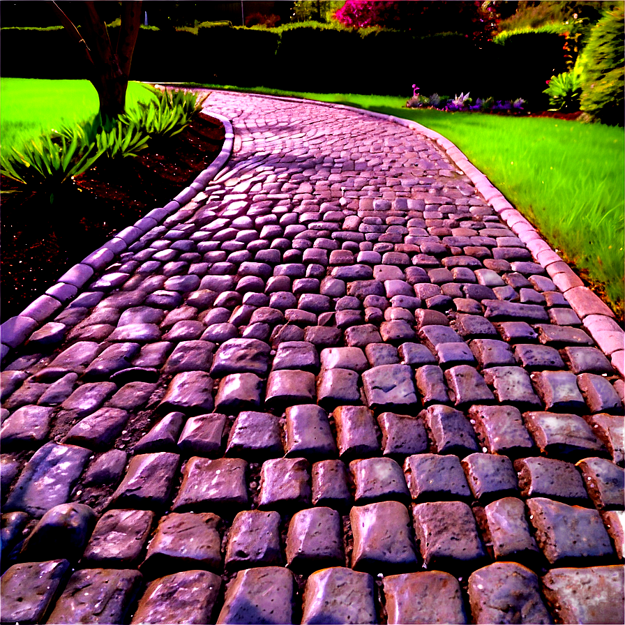 Cobblestone Driveway Looks Png Cre