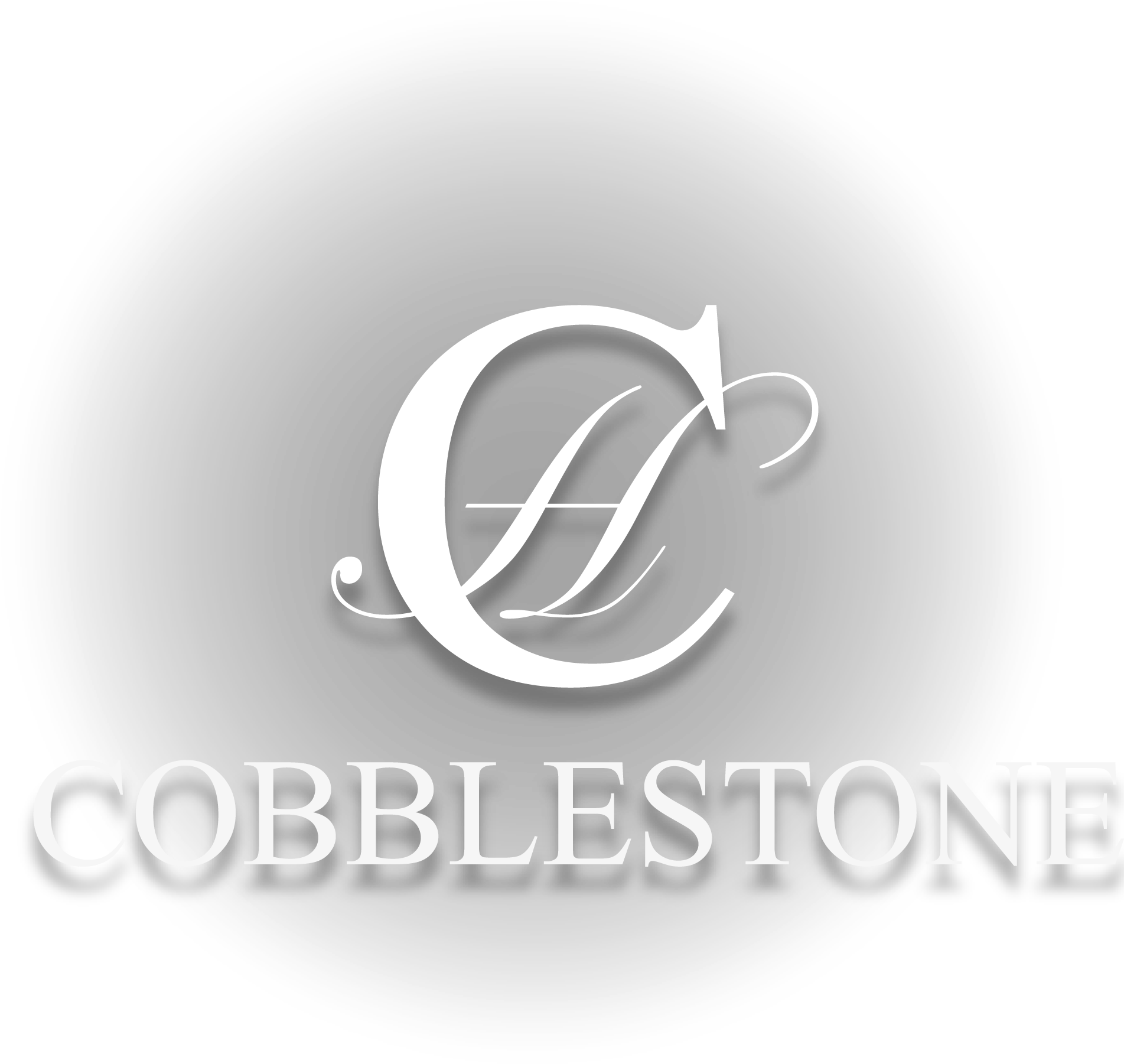 Cobblestone Logo Black Background