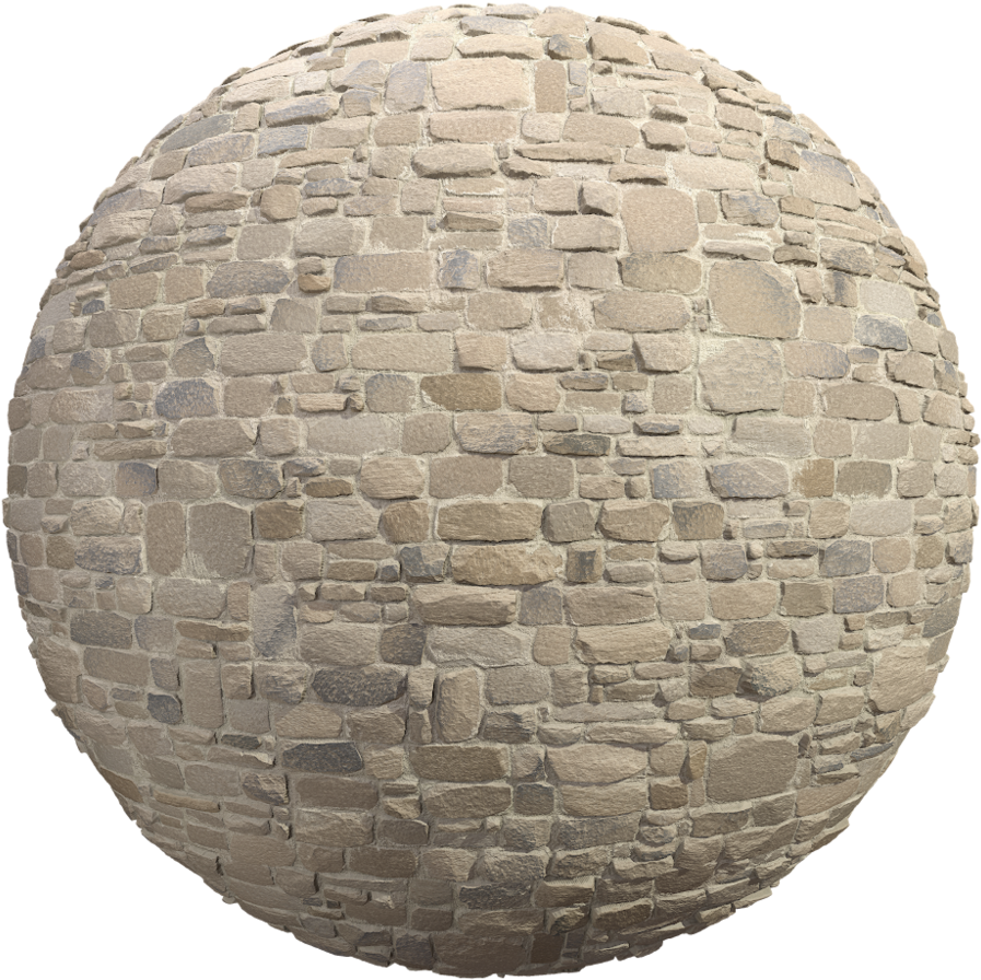 Cobblestone Sphere Texture3 D Rendering