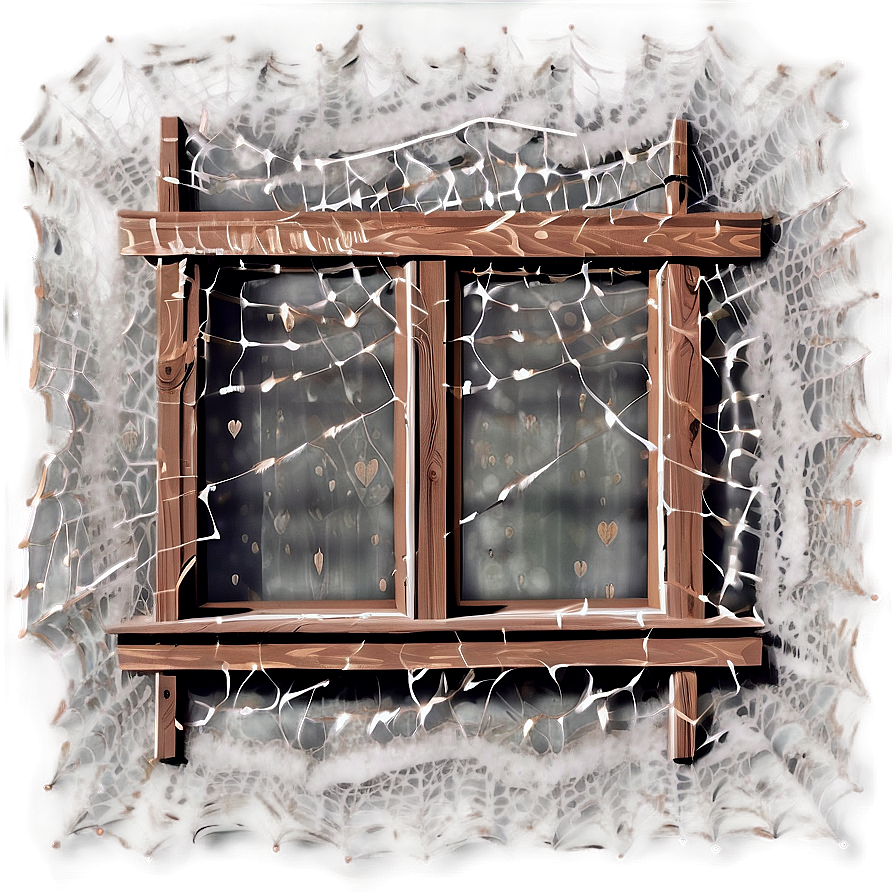 Cobweb Covered Window Png Pwo