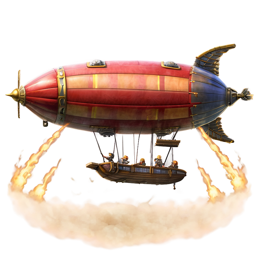 Coc Battle Blimp Airship Png Mhx33